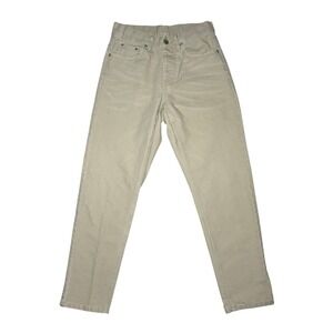 Carhartt Mens Tan Canvas Work Pants Straight Fit Size 28